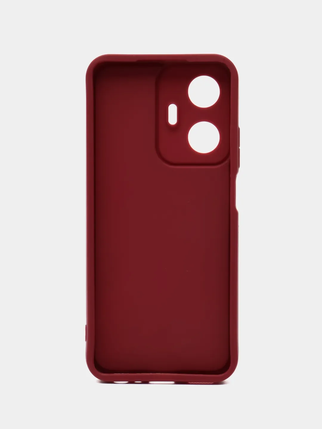 Бордовый чехол для Realme C55 4G, Реалми С55 4 джи противоударный, с высокими бортиками