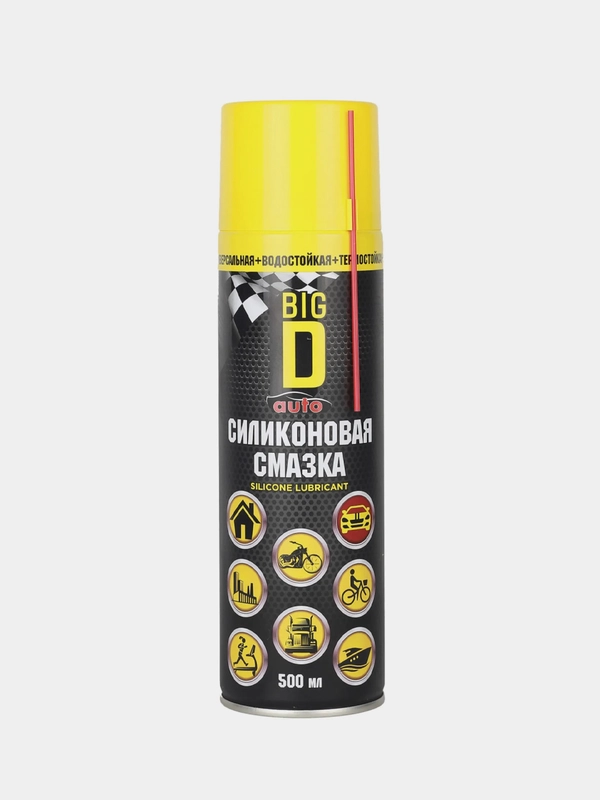 Силиконовая смазка Big D, 500мл