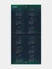 Календарь настенный на 2025 год перекидной, Brauberg, 12 листов, 22,5х22,5см, Мини