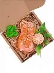 Новогодний набор со змеей и мандарином