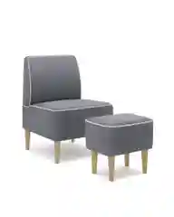 Бежевый пуф MONOFIX, ОДОС рогожка