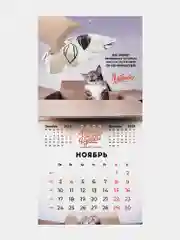 Календарь настенный на 2025 год перекидной, Brauberg, 12 листов, 29х29см, Не падай духом