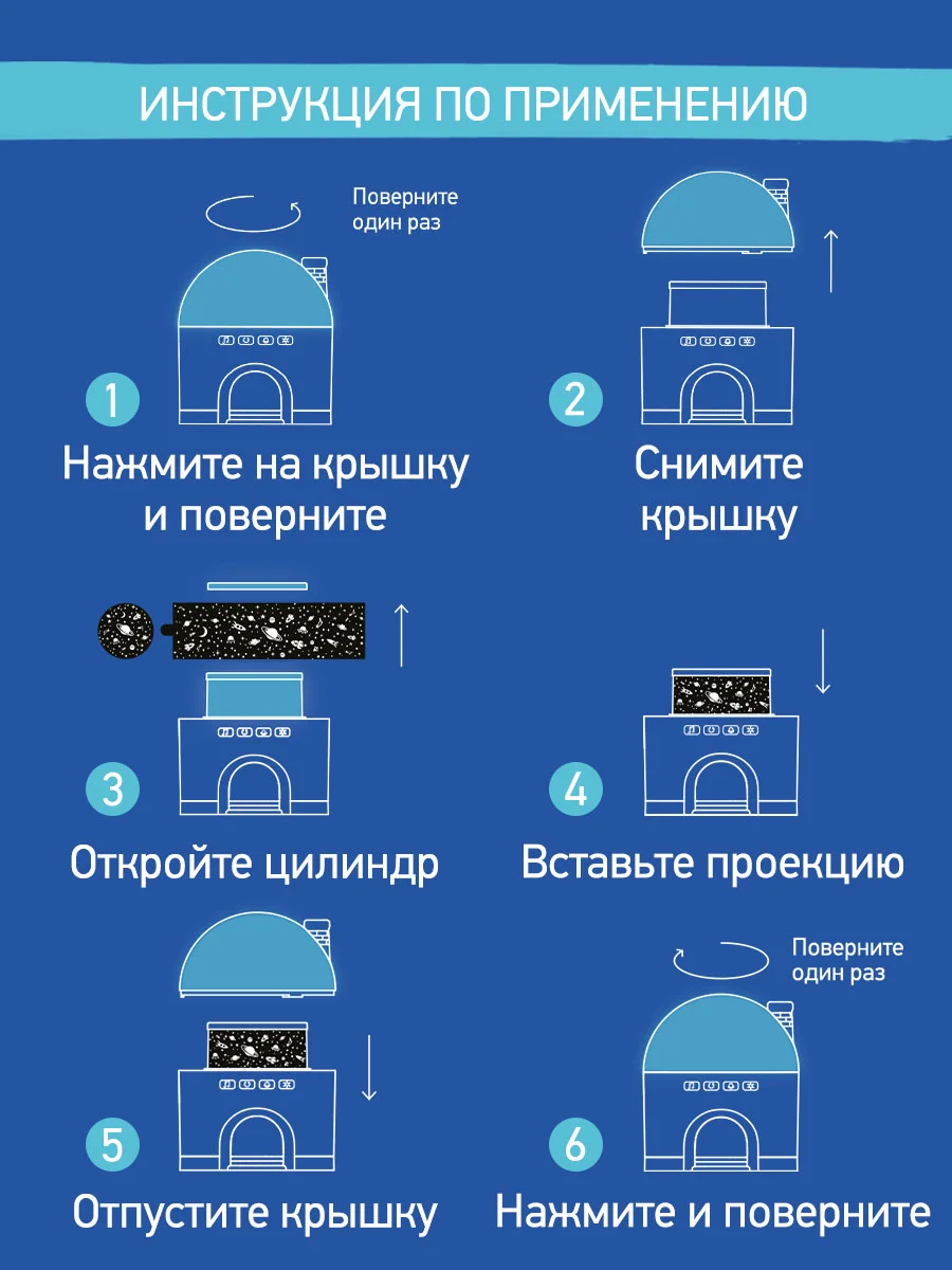 Ледяной ночник детский интерьерный