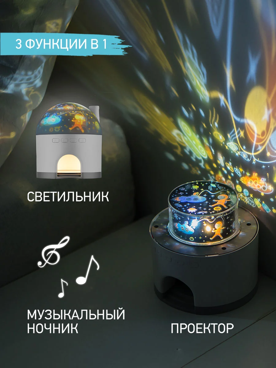 Ледяной ночник детский интерьерный