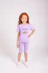 Лавандовый пижама для девочки 3-12 лет