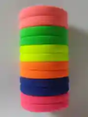 Разноцветный резинки для волос, 12 штук, яркие