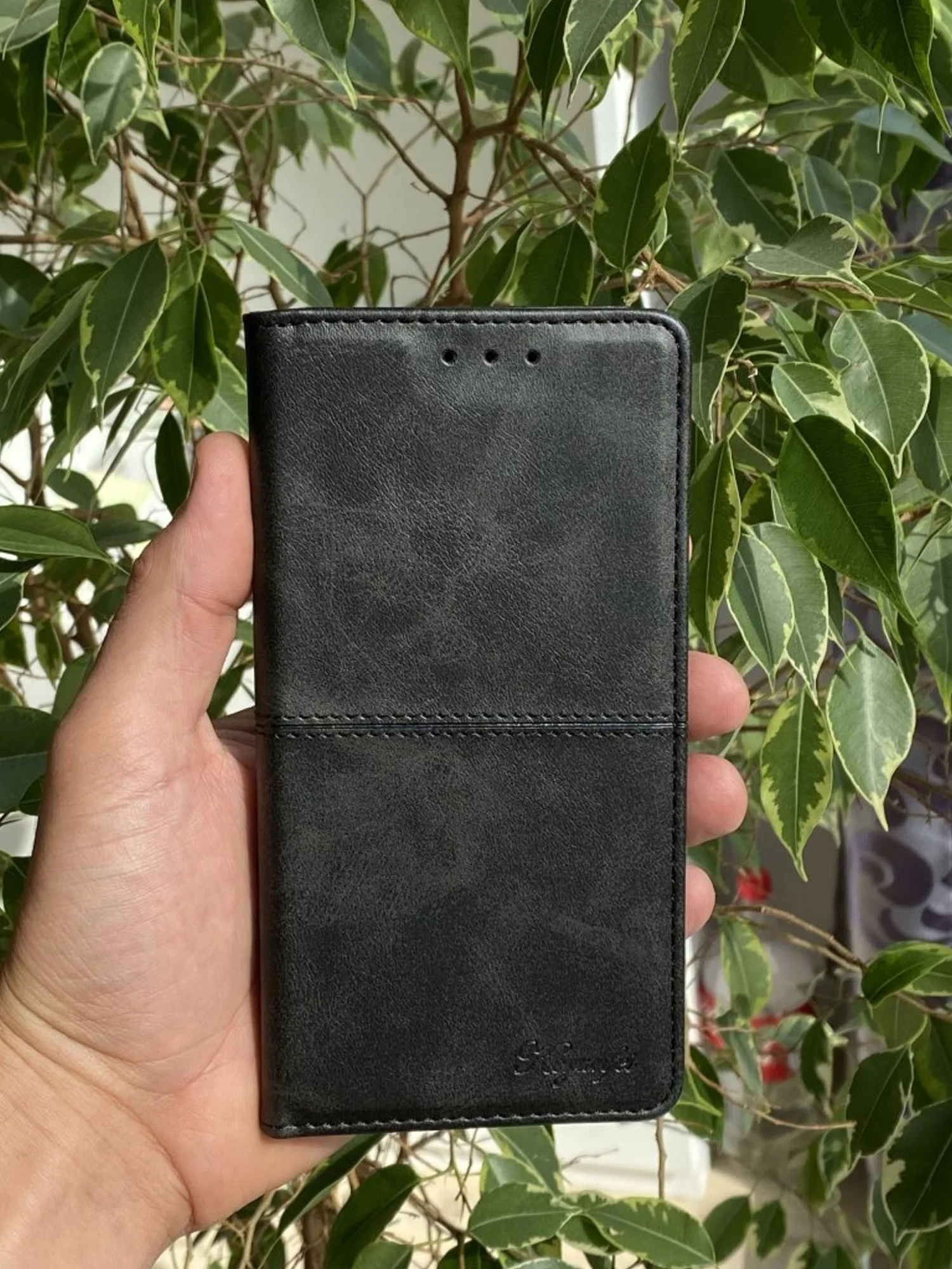 Черный чехол книжка elitcase для Apple iPhone 7 Plus и 8 Plus / Айфон 7+ и 8+
