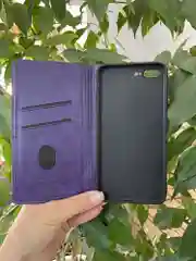 Фиолетовый чехол книжка elitcase для Apple iPhone 7 Plus и 8 Plus / Айфон 7+ и 8+