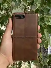 Тёмно-коричневый чехол книжка elitcase для Apple iPhone 7 Plus и 8 Plus / Айфон 7+ и 8+