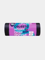 Мешки для мусора CELESTA, 30мк, 160 л, 80х105 см, 10 штук
