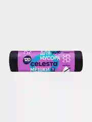 Мешки для мусора суперпрочные CELESTA, черные, 15 мк, 120 л, 10 штук