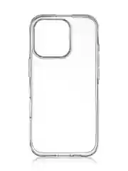 Прозрачный чехол для Apple iPhone 16 Pro силиконовый ROSCO матовый/ прозрачный тонкий с защитой камер