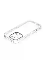 Прозрачный чехол для iPhone 16 Pro силиконовый ROSCO прозрачный, с бортиком защитой вокруг камер
