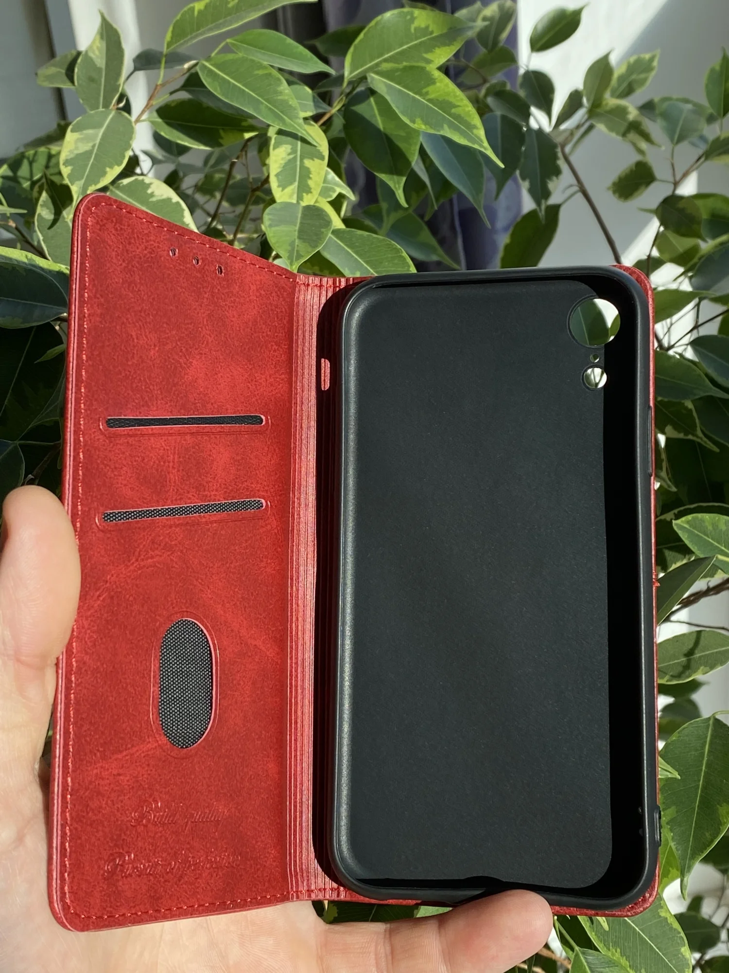 Красный чехол книжка elitcase для Apple iPhone XR / Айфон ХР