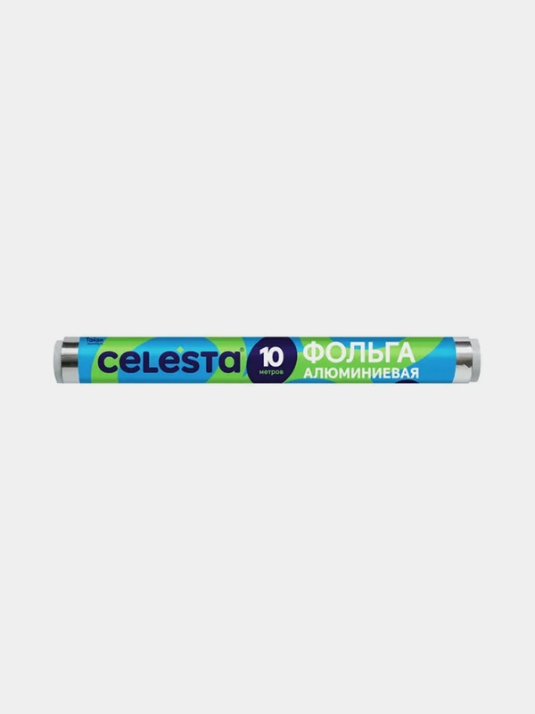 Фольга алюминиевая CELESTA, пищевая, 9 мк, 10 м