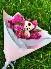 Букет из сухоцветов с мишкой,вечный букет, сухоцветы