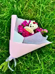 Букет из сухоцветов с мишкой,вечный букет, сухоцветы