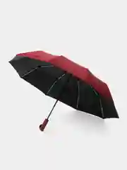 Алый зонт от дождя женский/ Зонтик от дождя черный мужской/ Зонт автомат отдождя