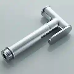 Хром cмеситель однорычажный с гигиенической лейкой и шлангом Shevanik S107, хром