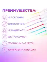 Разноцветный акриловые водостойкие маркеры для скетчинга, набор для рисования 12, 24 цвета