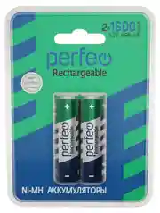 Аккумуляторная батарейка Perfeo AA 2шт. 1000mAh/1600/2000/2400/2600