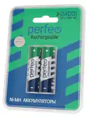 Аккумуляторная батарейка Perfeo AA 2шт. 1000mAh/1600/2000/2400/2600