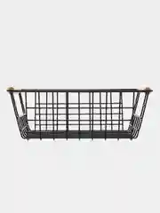 Органайзер для хранения с деревянными ручками MAGS, 296 х 250 х 110, черный, матовый