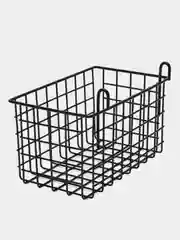 Черный корзина для мудборда, на сетку, 220 х 130 х 120, цв. черный матовый