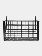 Черный корзина для мудборда, на сетку, 220 х 130 х 120, цв. черный матовый