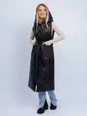 Жилет стёганый удлинённый