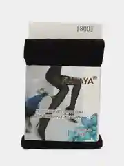 Черный колготки теплые вторая кожа