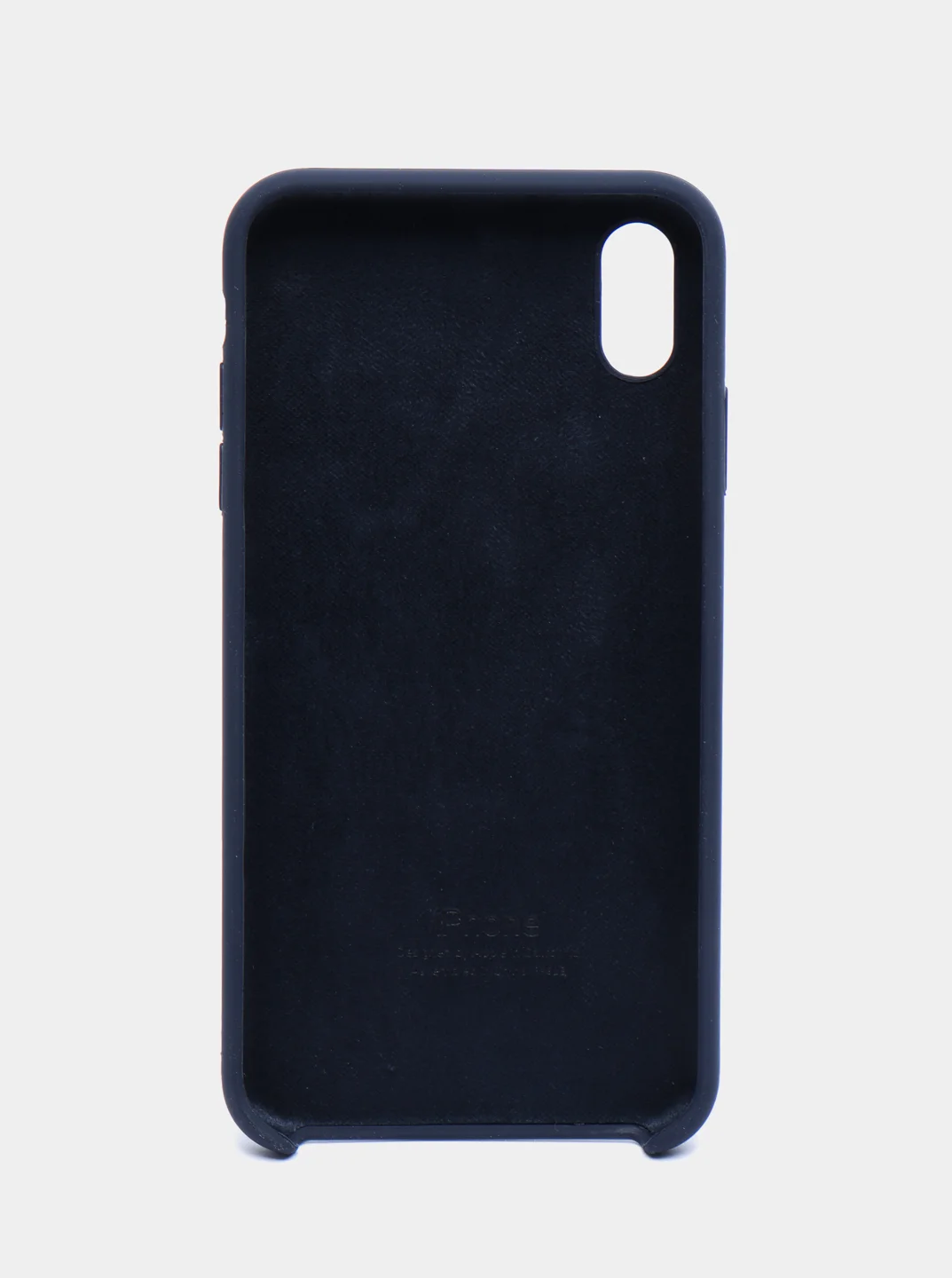 Темно-синий чехол Silicone Case ( Чехол силиконовый ) для iPhone XS / XS MAX