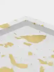 Белый подставки из гипса