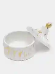 Белый шкатулка из гипса