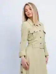 Хаки платье с поясом микровельвет