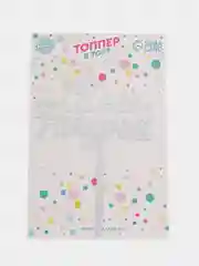 Топпер С днём рождения, цвет серебро
