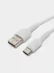 Белый зарядное устройство Borofone BA36A с кабелем Type-C, быстрая зарядка 3.0, 18W