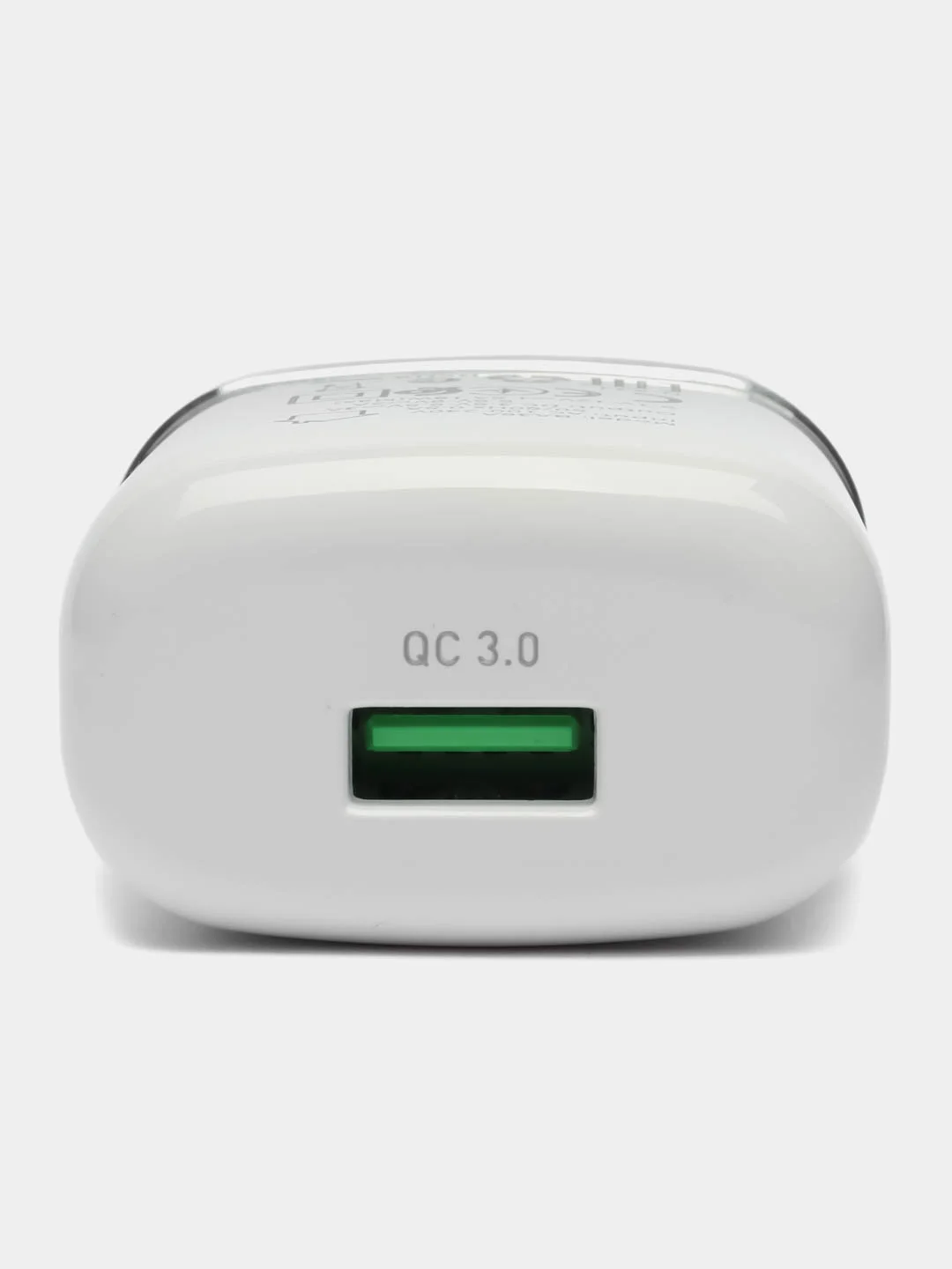 Белый зарядное устройство Borofone BA36A с кабелем Type-C, быстрая зарядка 3.0, 18W