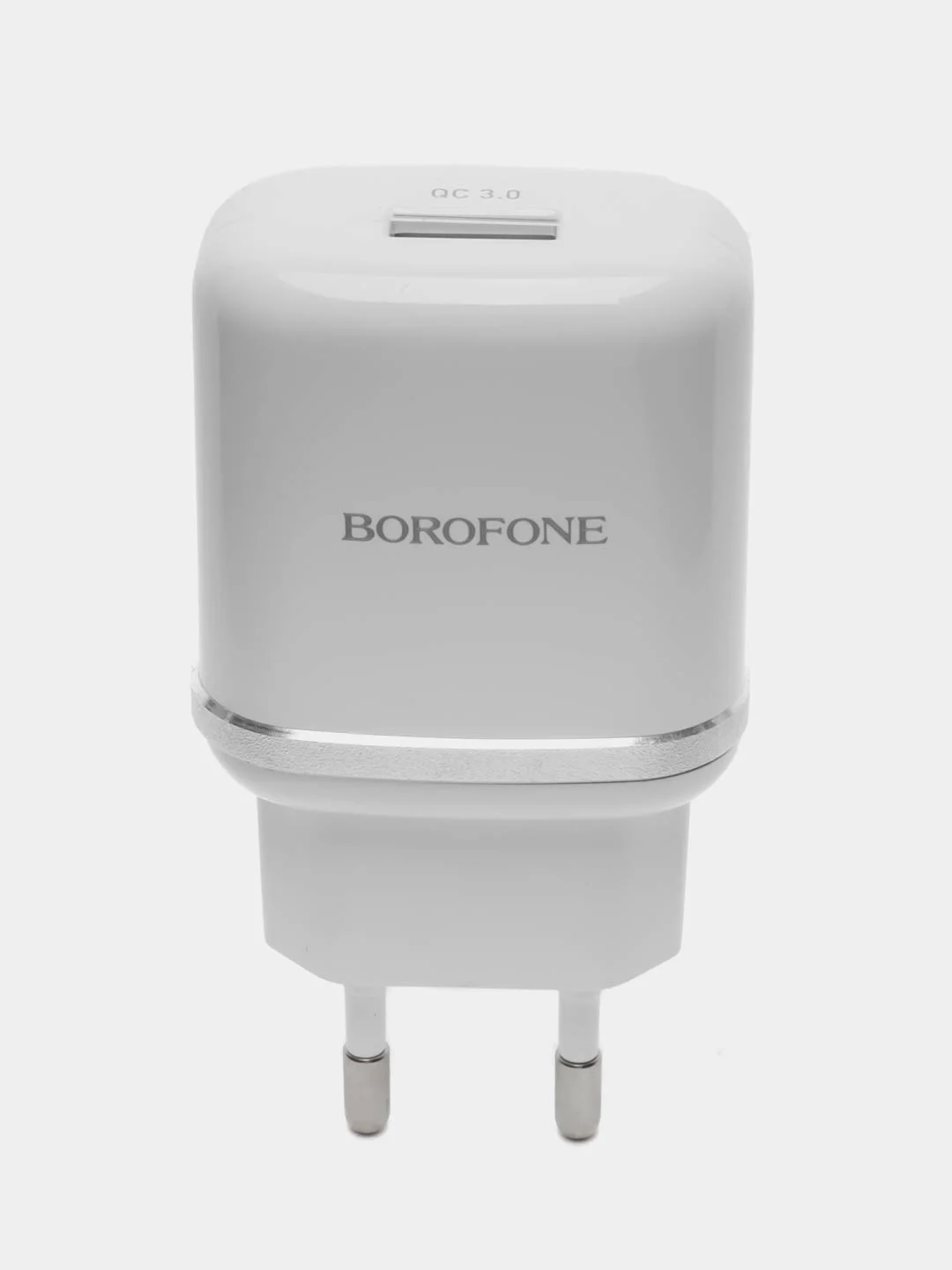 Белый зарядное устройство Borofone BA36A с кабелем Type-C, быстрая зарядка 3.0, 18W