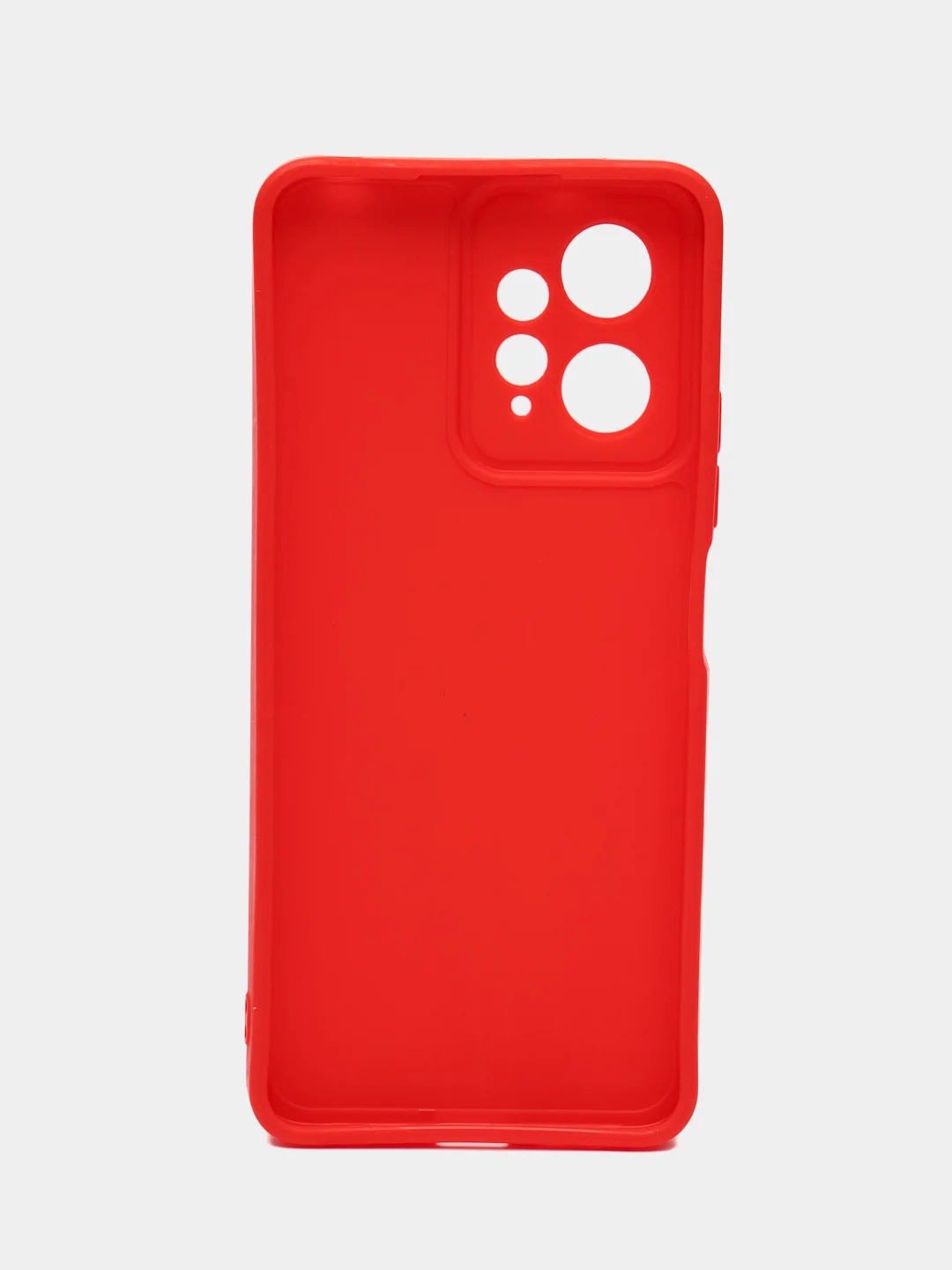 Красный чехол для Xiaomi Redmi Note 12 4G, Редми Нот 12 4 джи, противоударный, с защитой камеры