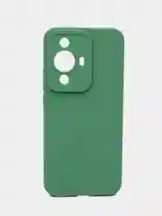 Зеленый чехол для HUAWEI Nova 12S / Nova 11 (Хуавей Нова 12С / Нова 11), с защитой камеры