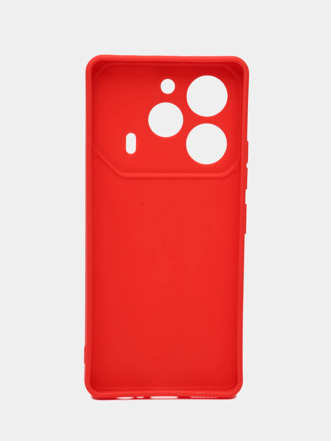 Красный чехол для Tecno Pova 6, Tecno Pova 6 Pro 5G (Техно Пова 6 / 6 Про 5 Джи), с защитой камеры