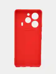 Красный чехол для Tecno Pova 6, Tecno Pova 6 Pro 5G (Техно Пова 6 / 6 Про 5 Джи), с защитой камеры
