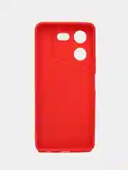 Красный чехол для Tecno Pova 5 Pro 4G (Техно Пова 5 Про 5 Джи), с защитой камеры