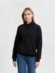 Черный худи женское утепленное с начесом, унисекс