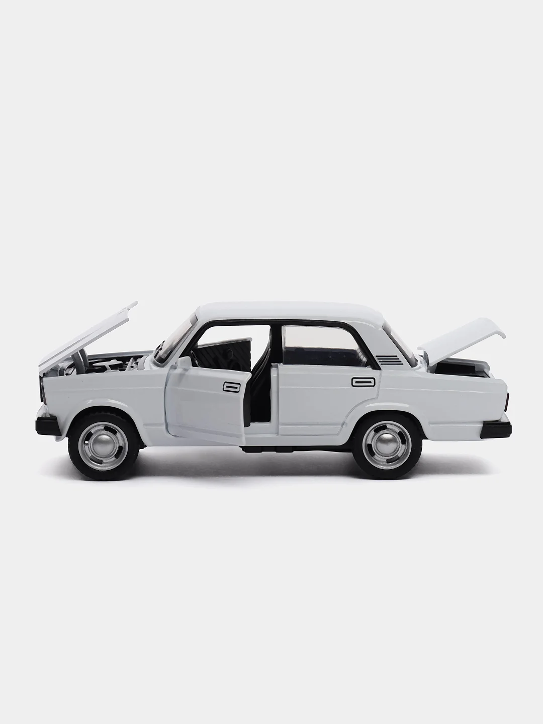 Кремовый металличсекая модель Класика Шестерка Семерка 1:32 Diecast replica