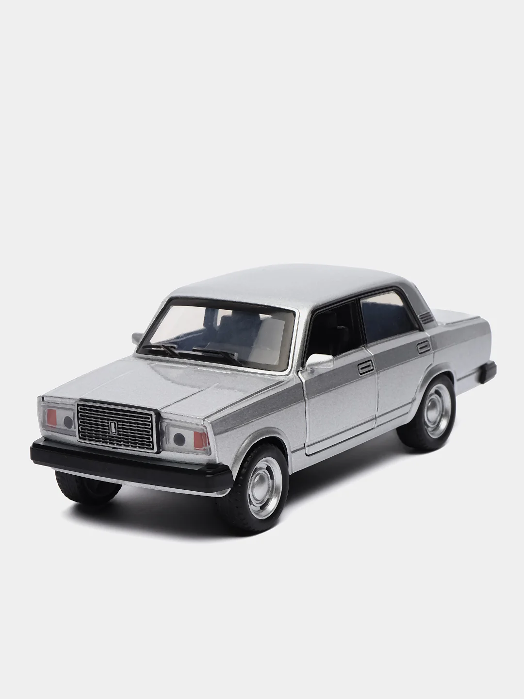 Серый металличсекая модель Класика Шестерка Семерка 1:32 Diecast replica