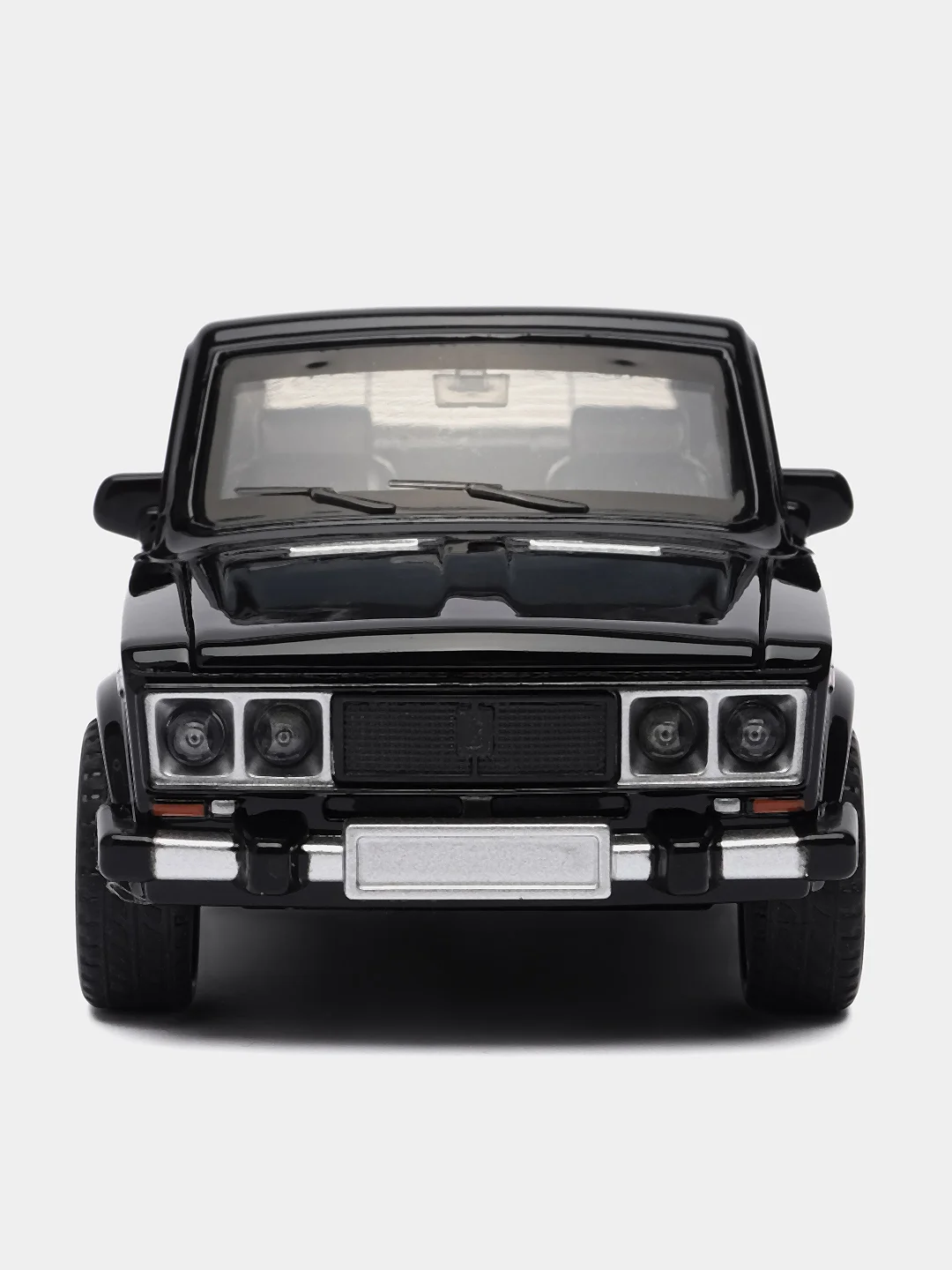 Черный металличсекая модель Класика Шестерка Семерка 1:32 Diecast replica
