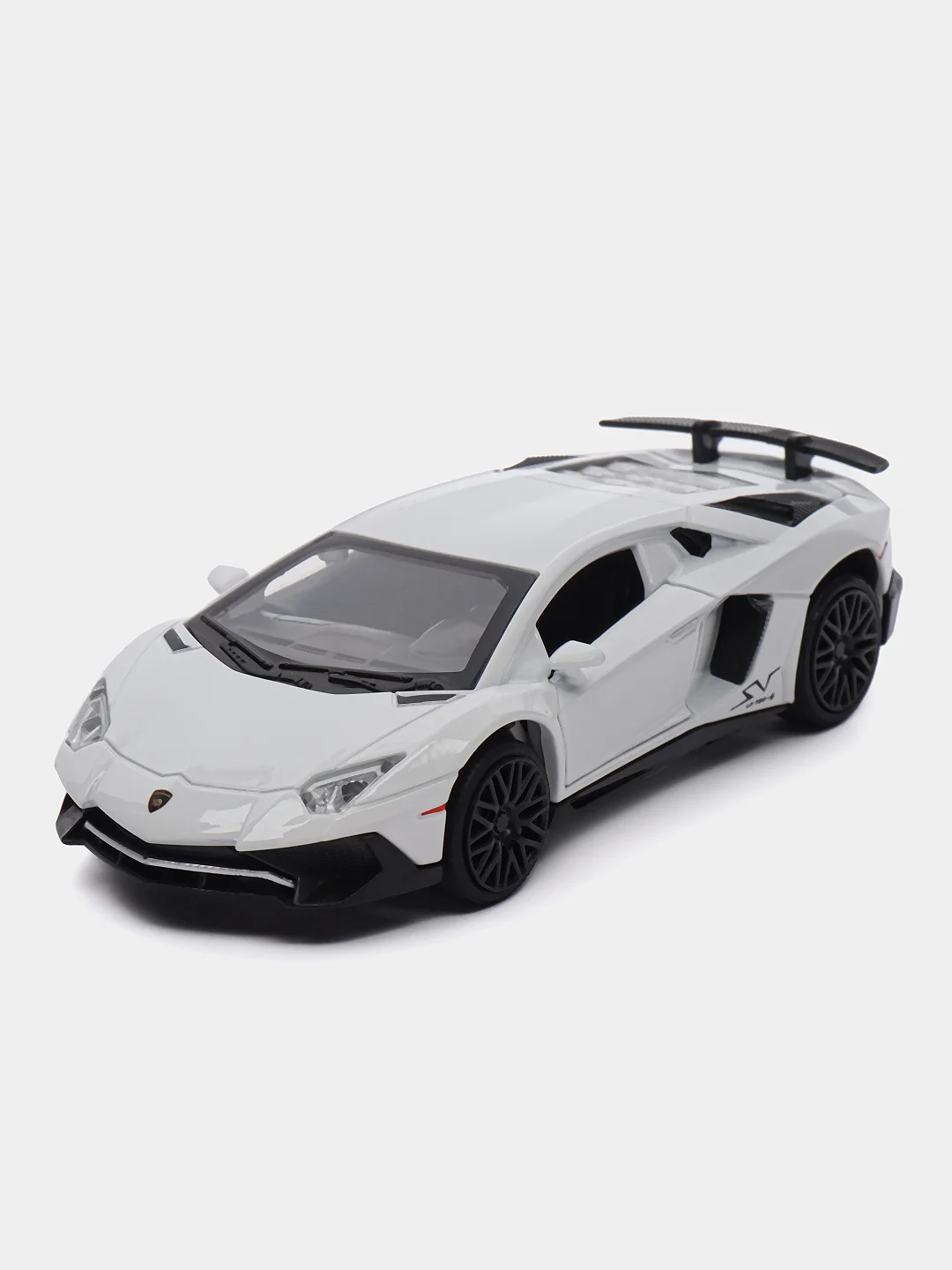 Белый металлическая модель Lamborghini Aventodor MiniAuto 1:32  32126