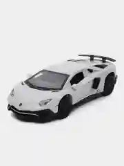 Белый металлическая модель Lamborghini Aventodor MiniAuto 1:32  32126